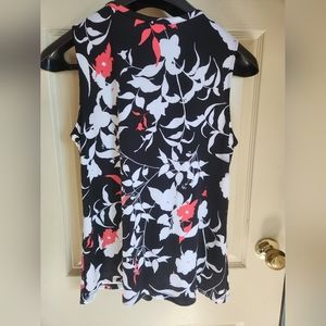 Blouse black/white